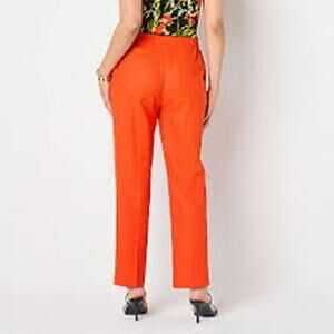 Black Label by Evan-Picone Linen Blend Womens Straight Fit Straight Suit Pant 12